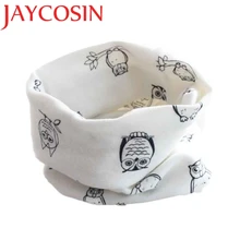 JAYCOSIN Осень Зима для мальчиков и девочек с принтом Совы воротник Детский шарф хлопок с круглым вырезом шарфы Прямая поставка