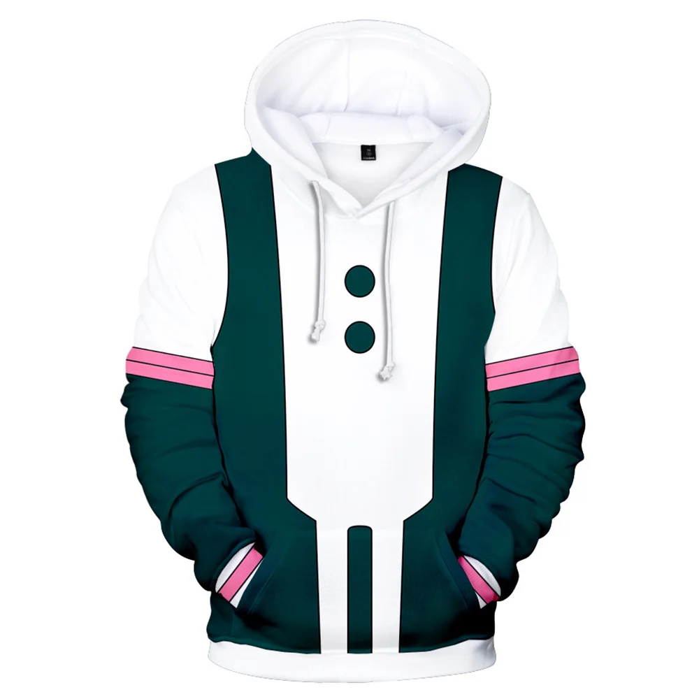 Мой Герой Толстовка Boku без герой Академии OCHACO URARAKA Cosplay худи 3D печатных толстовка