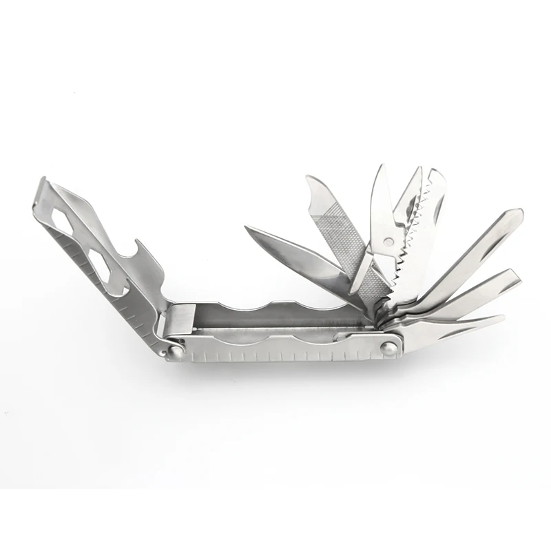 

EDC Multi-tool function folding tool bottle opener knife bushcraft Demolition sawtooth Multitool