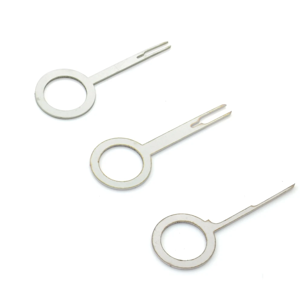 Car Terminal Tools 3pcs Auto Car Plug Circuit Board Wire Harness Terminal Extraction Pick Connector Crimp Pin Back Needle Remove Tool Set