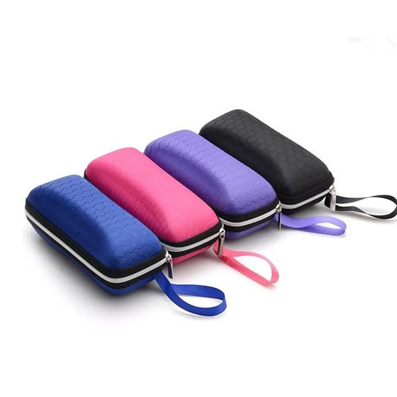 

Eyewear Brand 4 Color Sunglasses Box Case Glasses Box Eyeglasses Case and Glasses Hook Design Eyewear Accessories