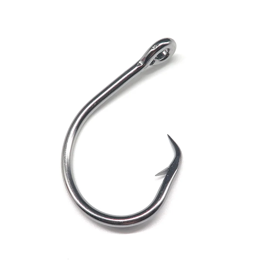 Minfishing 5Pcs Tuna Fishing Hook Super Strong Tune Circle Hook