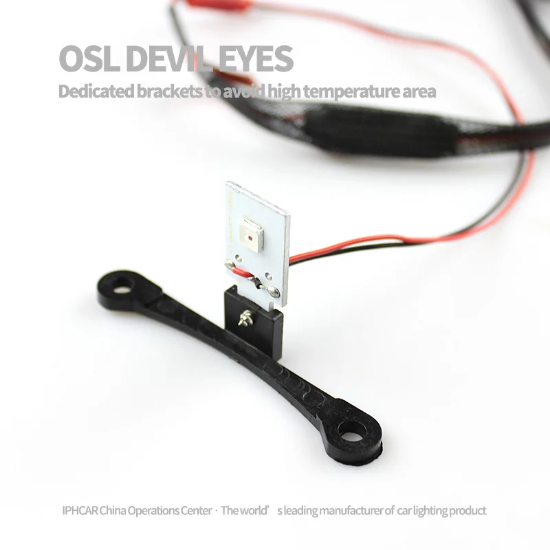 

Free Shipping IPHCAR 2.5 inch and 3 inch OSL LED Devil Eyes -- 2.5 inch and 3 inch for Projector Lens