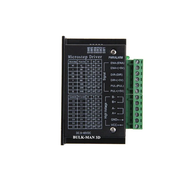 TB6600 контроллер шагового двигателя официальная версия 4A 9~ 42 в 32 микро-шаг ЧПУ 1 Ось Новая обновленная версия TB6600