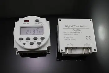 

DC 12V Digital LCD Power Programmable Timer Time switch Relay 16A