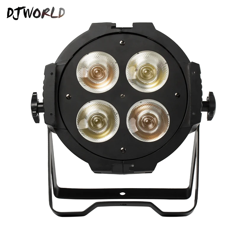 

Djworld 4x50W Par Led COB Warm White Cool White Led Spotlight DJ Light 4/8 DMX Channel Stage Disso DJ Party Lights Family Party