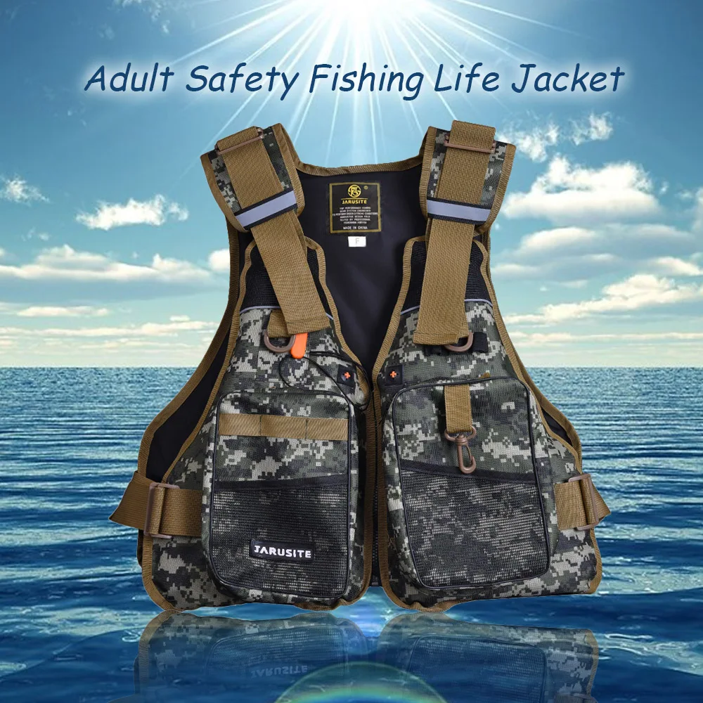 Зимняя мужская куртка для рыбалки, для спорта на открытом воздухе, ветрозащитный жилет, аварийный спасательный жилет для выживания, дыхательный жилет для плавания, жилет для плавания