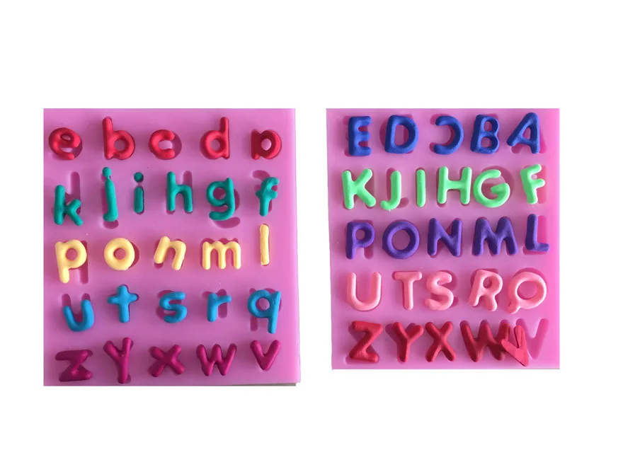 

3D English Letters Shape Silicone Mold ,Jelly, Candy, Bakeware Cake Tools, DIY Handmade Kitchenware D100/E079