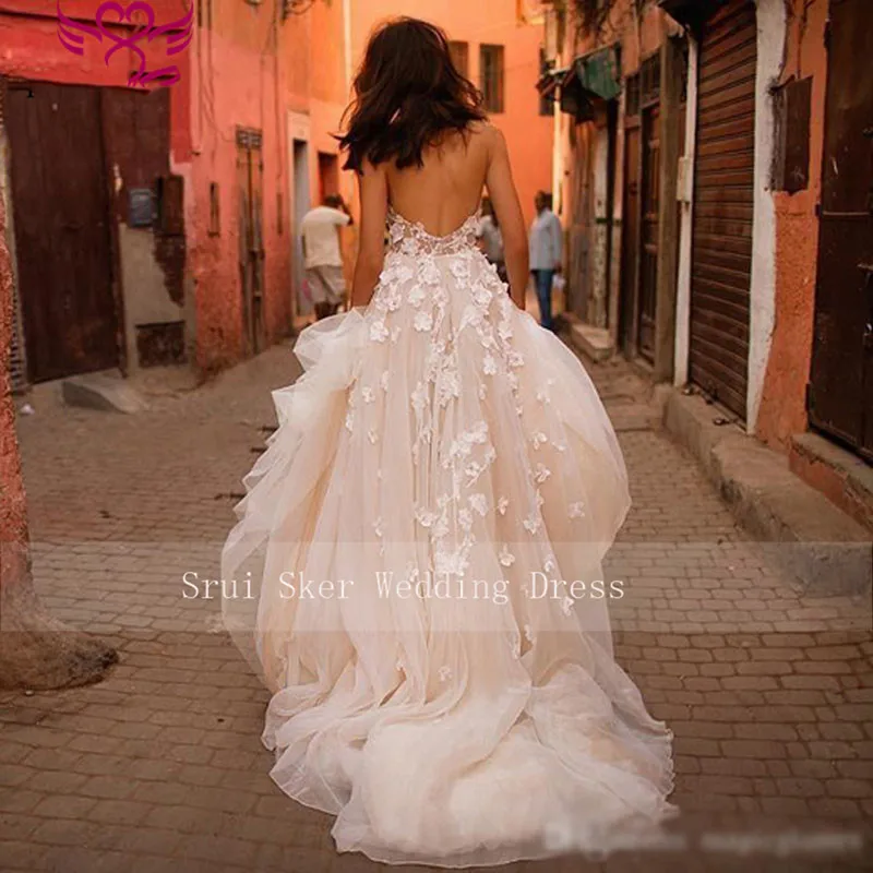 LORIE-Princess-Wedding-Dress-Sweetheart-Appliqued-with-Flowers-A-Line-Tulle-Backless-Boho-Wedding-Gown-Free (1)