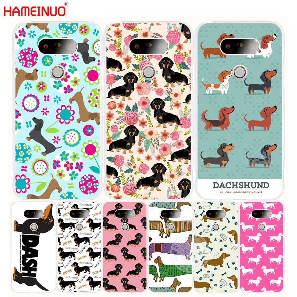 HAMEINUO dachshund doxie чехол для телефона с изображением собаки и щенка LG G6 G5 K10 K7 K4 Spirit magna |