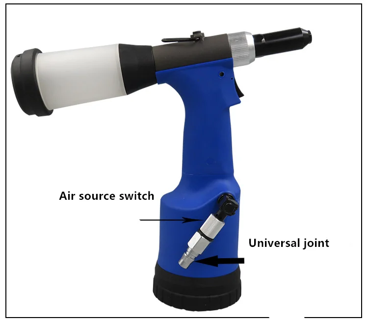 Пневматический самовсасывающийся заклепный пистолет слепой заклепки машина промышленного класса клепки инструмент