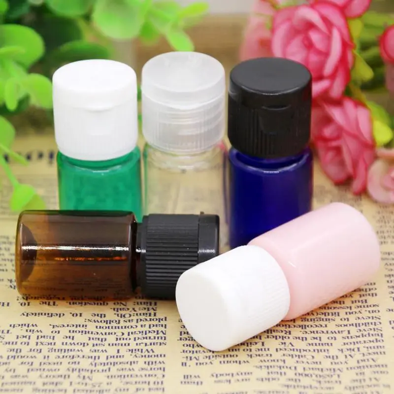 5ml ablate Flip top cap refillable bottle Bottles Transparent Small Empty Bottlerefillable
