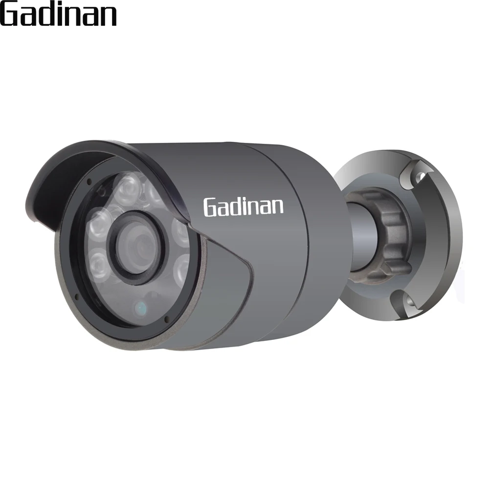 

GADINAN CMOS 1000TVL 6 Array IR LEDs Security Bullet CCTV Camera 3.6mm Wide Angle Lens IR-Cut Filter Outdoor Waterproof Camera