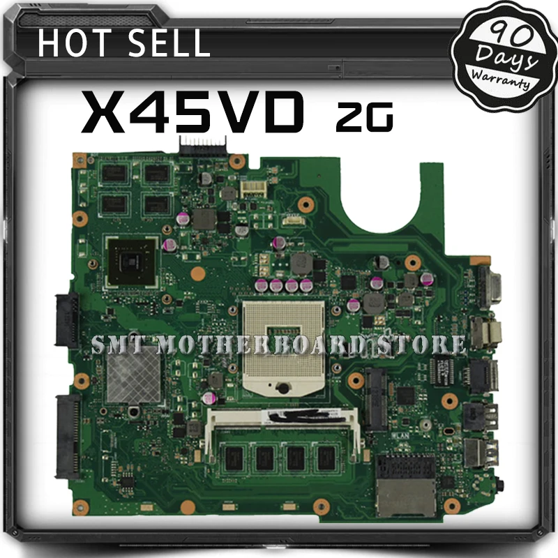 For ASUS X45VD REV 2 0 motherboard X45V font b laptop b font mainboard GT610M With