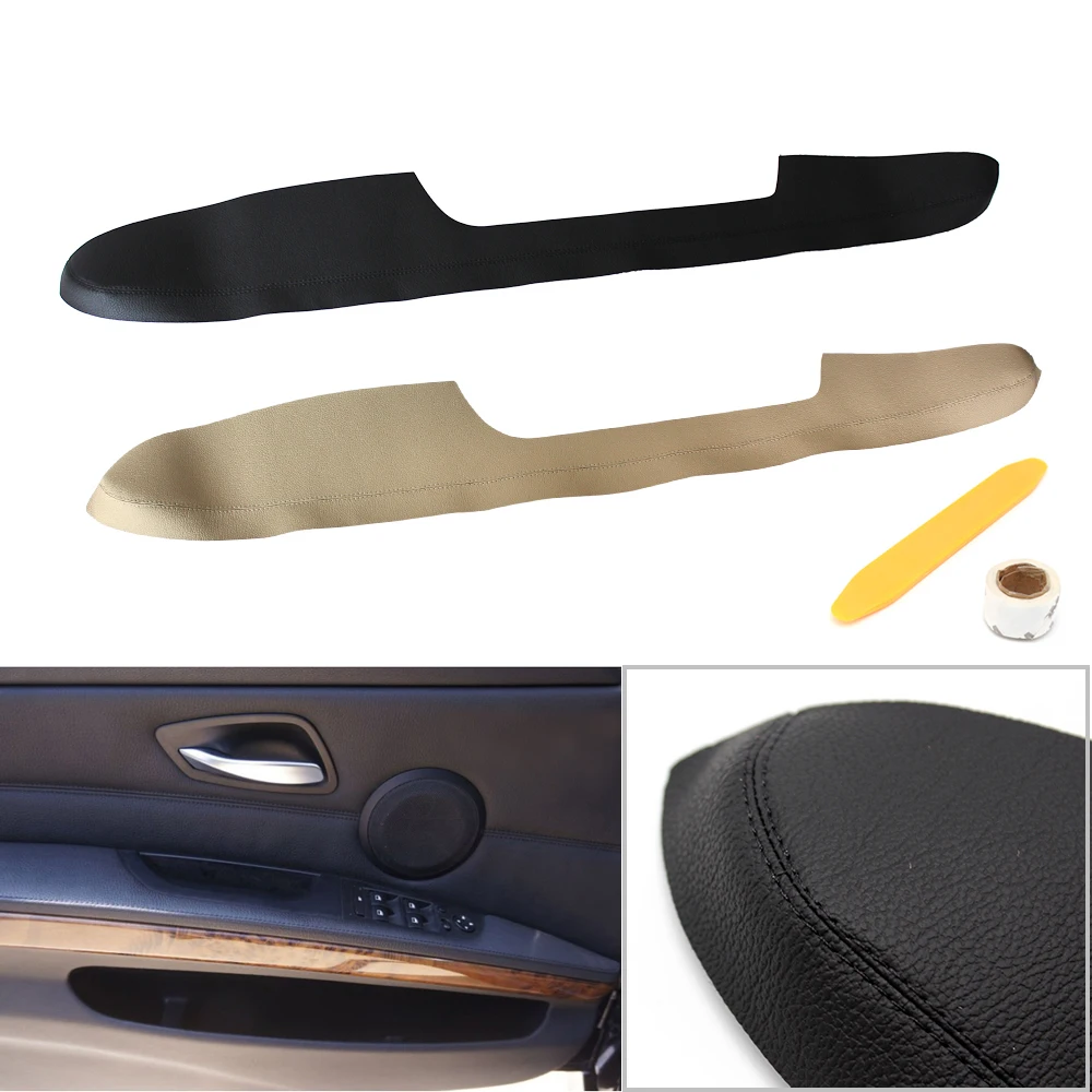Для BMW 3 серии E90 2005 2006 2007 2008 2009 2010 2011 микро кожа Внутренняя дверь для вождения