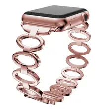 Сменный ремешок для наручных часов браслет из нержавеющей стали смарт часы ремешок для Apple Watch 1/2 38 мм Прямая Mar 22