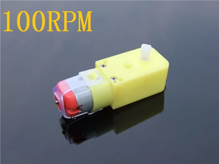 

1pcs DC 3-6V 100RPM K248 Mini Plastic Electric Reduction DC Gear Motor DIY Car Robot Engine Toys Parts Free Shipping Russia