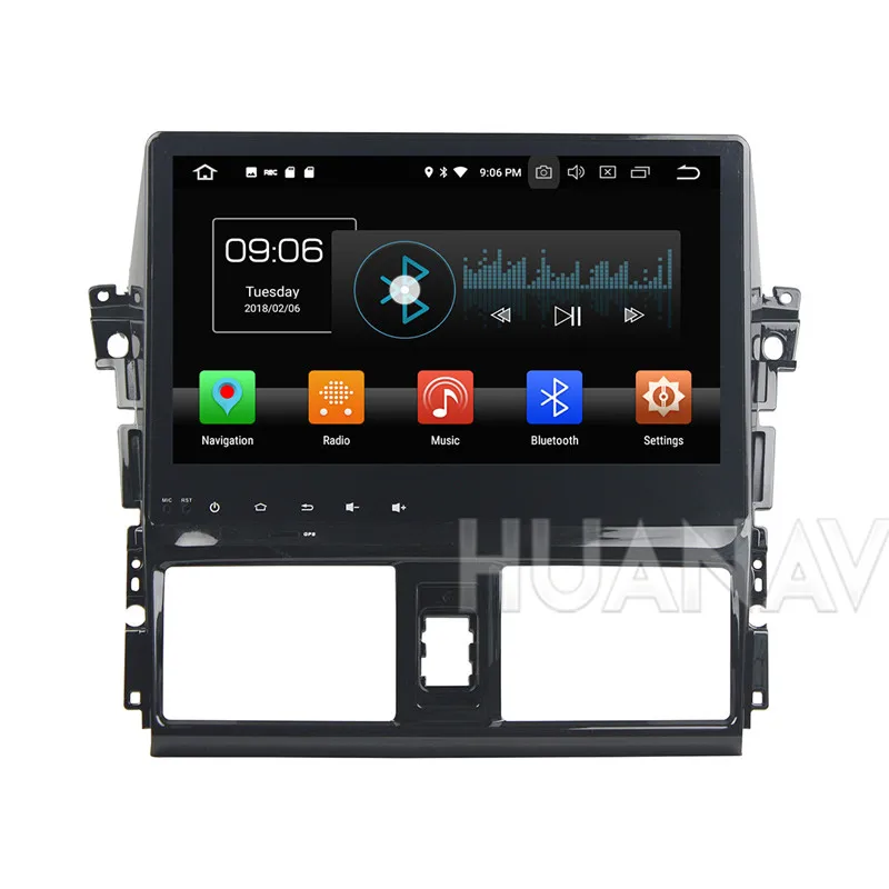 Flash Deal Android 8.0 No Car DVD player GPS Glonass Navigation For Toyota YARIS 2013-2015 Car multimedia stereo player 32GB CAR MAPS 7