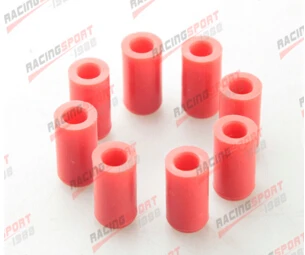 8PC 10mm 3/8" Silicone Blanking Cap Intake Vacuum Hose End Bung Plug Caps