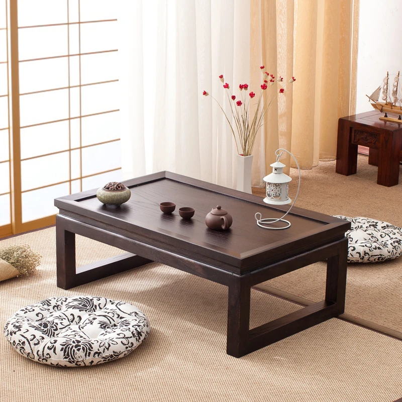 Japanese Tatami Floor Coffee Tables Tea Tables Home Living Room Furniture Wood Window Table Indoor Japan Chess Desk