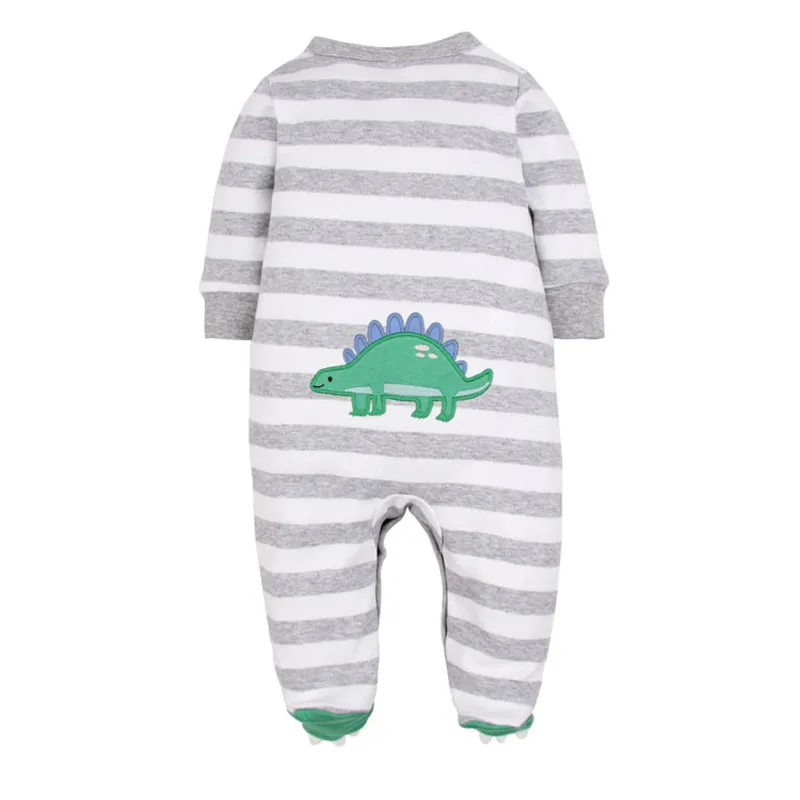 Одежда для сна для маленьких девочек хлопковая цельнокроеная одежда с пуговицами спереди для маленьких девочек 3-12 месяцев