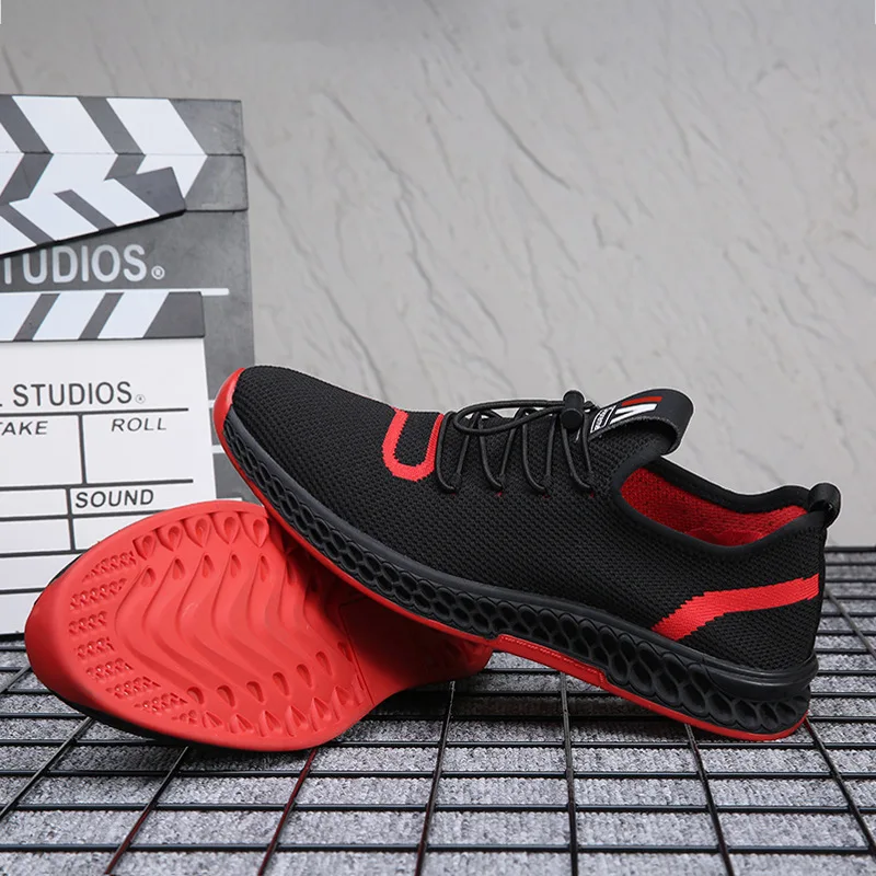 JINBEILEE Men's Flying Woven Running Shoes Spring New Trend Breathable Casual Shoes Comfortable Non-slip Shoes Men JINBEILEE Men's Flying Woven Running Shoes Spring New Trend Breathable Casual Shoes Comfortable Non-slip Shoes Men