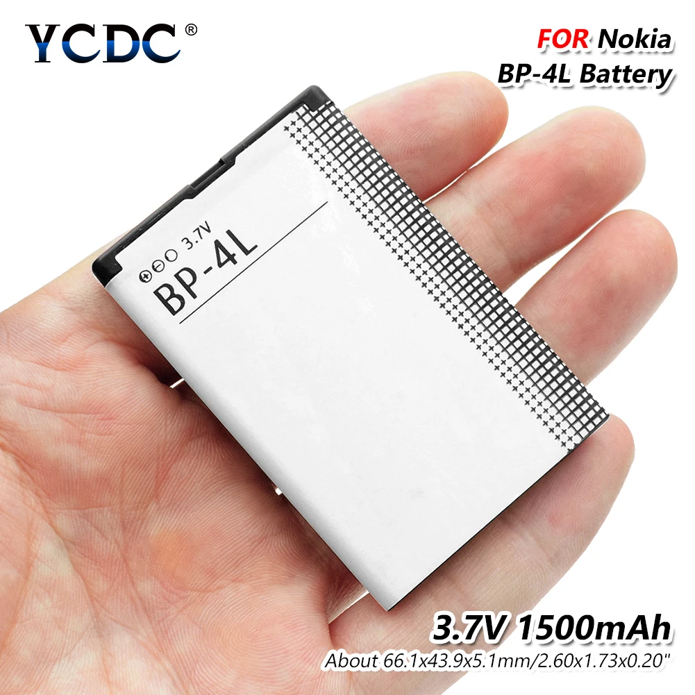 

3.7v 1500mah BP4L Battery Replace BP-4L BP 4L Lithium Li-ion Pila For Nokia E61i E52 E55 E6 E63 E71 E72 E73 E90 E95 6650F 6650T