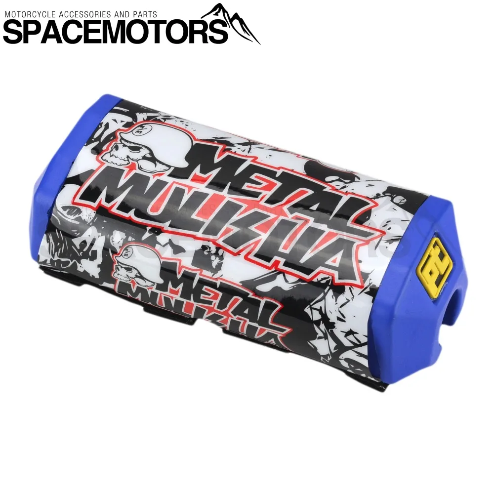 Синий жира алюминий 810 мм x 28 руль с MetalMulisha площадку пит байк yz 390 YZF TTR XT XG serow 125 150 200