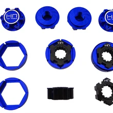 Горячий гоночный Traxxas X-Maxx XMX10X06 алюминиевый концентратор 24 мм набор блокировки колеса XMAXX NIP