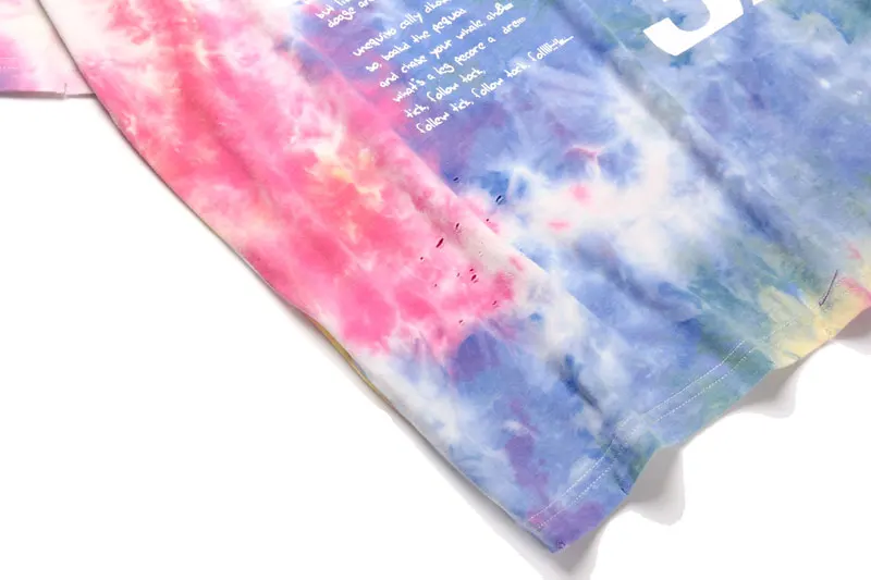 Tie Dye Ripped Holes Destroyed Tshirts 9