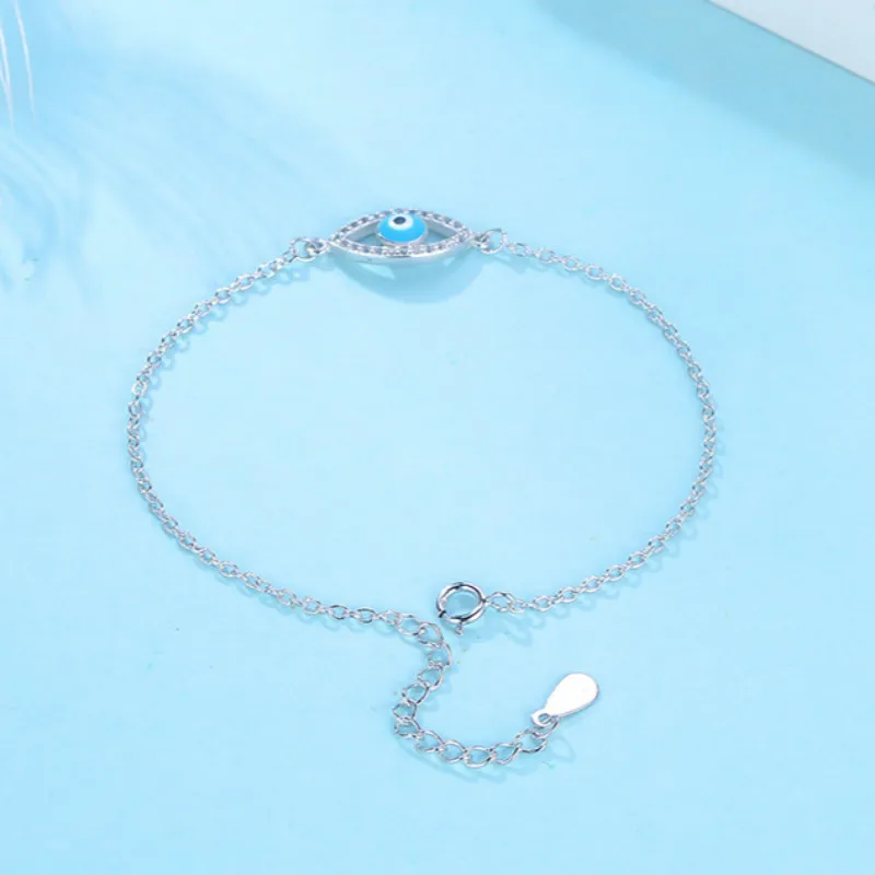 Bracelet Silver Bracelets For Women Luxury Brand Evil Eye Cubic Zircon Female Fashion Jewelry5