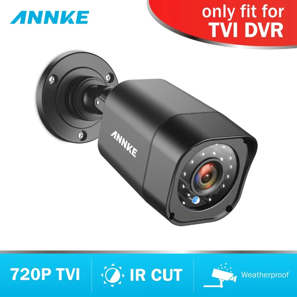 

ANNKE 720P 100W HD-TVI Security Bullet Camera Weatherproof 66ft 20m Super Night Vision Surveillance Outdoor camera CCTV camera