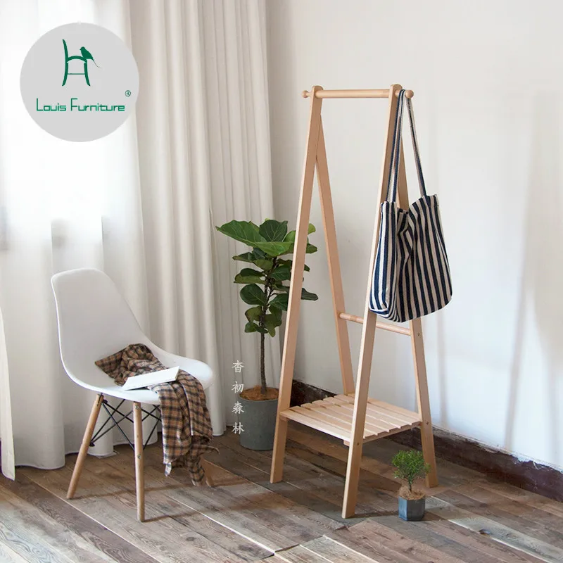 Подставка для Пальто Louis Fashion из скандинавской древесины деревянное приземление