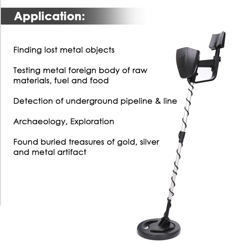 

High Sensitivity Underground Metal Detector Search Portable Easy Installation Gold Detectors detector de metal LCD Display