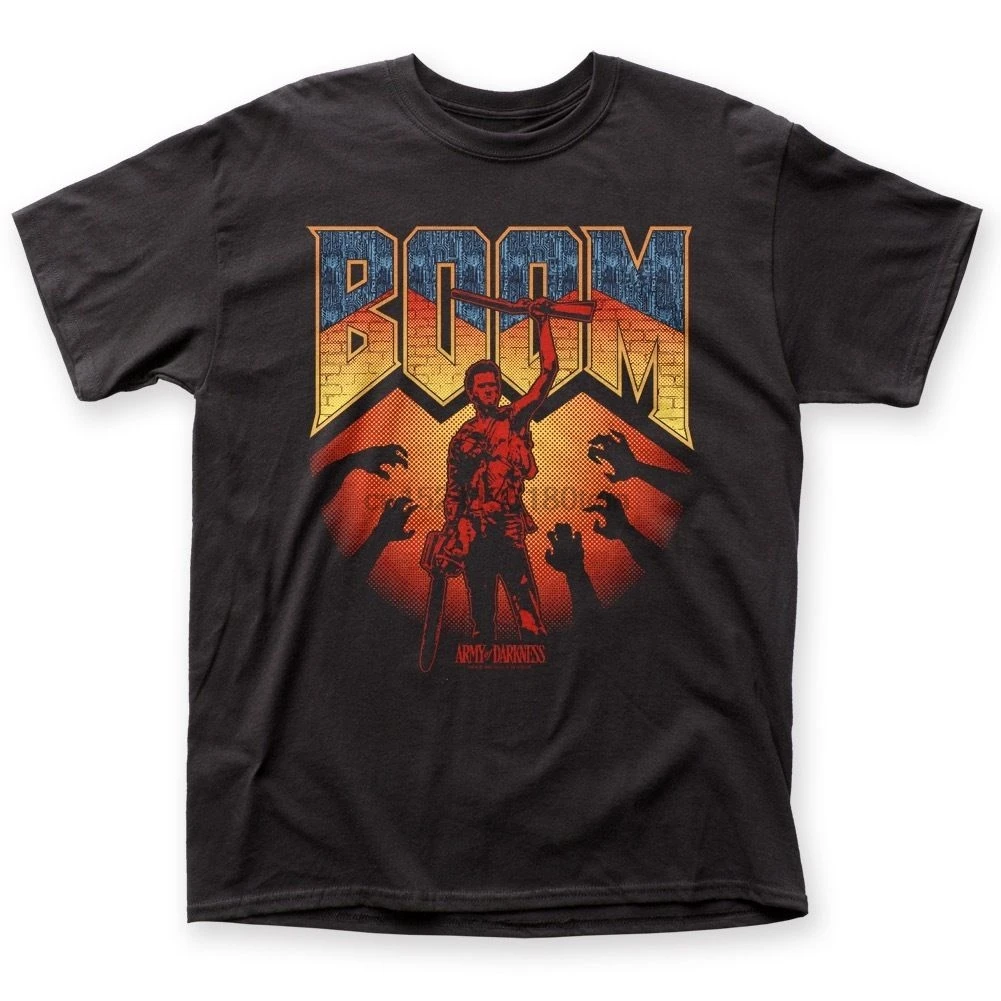 Официальная футболка с логотипом Army of Darknes s m ovie Boom Zombie Hands l xl 2XL |