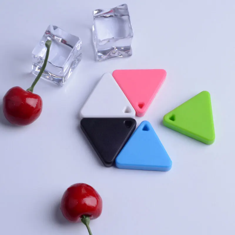  Haustiere Smart Mini GPS Tracker Anti-Verloren Wasserdichte Bluetooth Tracer Dreieck Schlüssel Brie