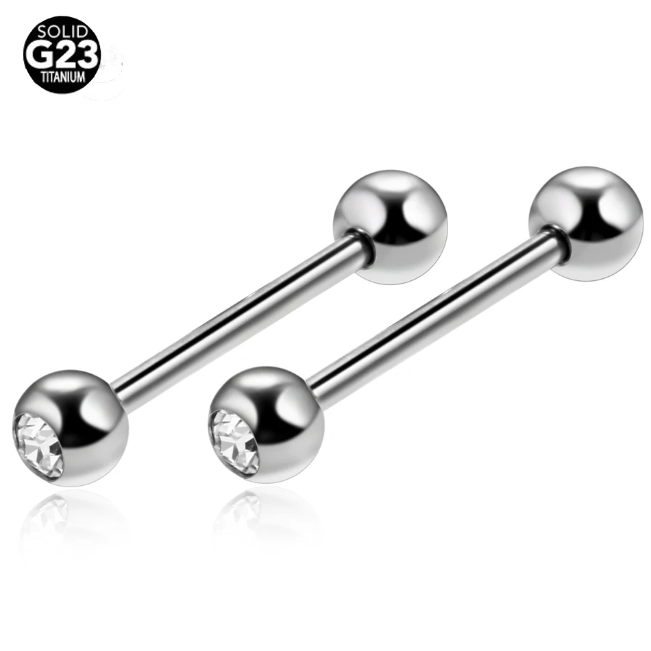 Crystal Ball Nipple Rings Crystal Ball Nipple Rings