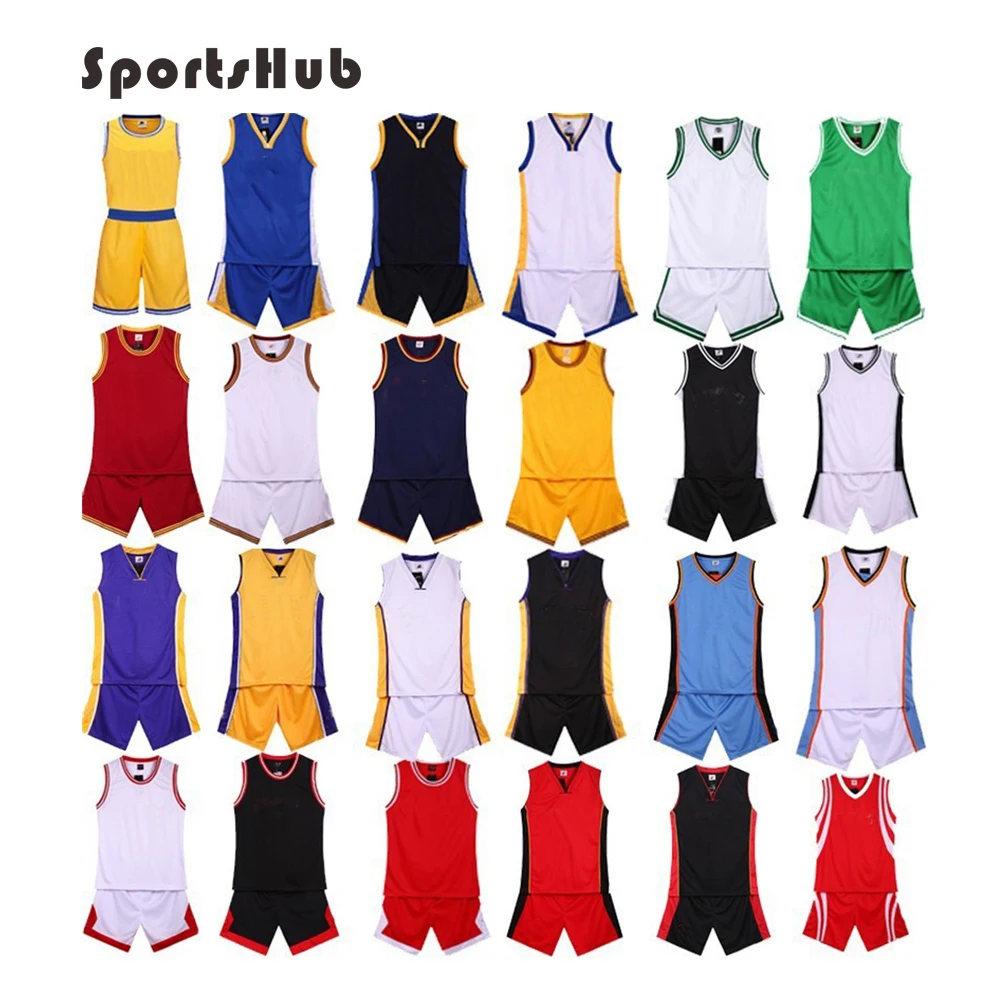 SPORTSHUB Anti pilling Basketball Jerseys Set Polyester Anti wrinkle