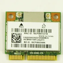 Беспроводная карта адаптера для Atheros Wifi Беспроводная bluetooth карта AR5B22 для lenovo y400 y500 y410p y510p