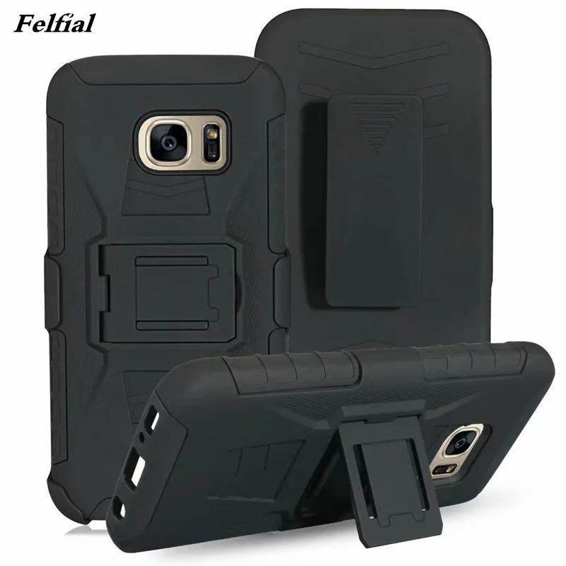 

NEWEST 3 in 1 Hybrid Military Armor Kickstand Cover Case For Samsung Galaxy Note8 9 4 5 3 /S4/S5/S6/S7 S6 Edge/S6 Edge+/A5 A7 A6