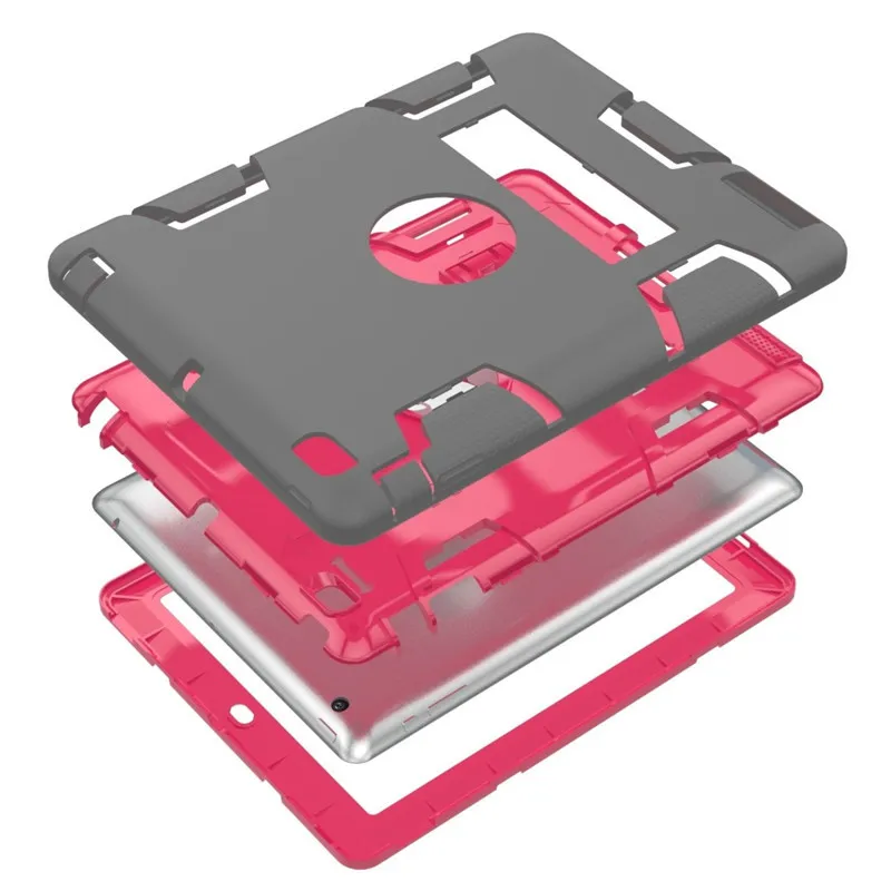 2019 Новый дети Безопасный противоударный Прочный ПК Kickstand Case для Ipad Mini 1 2 3 7,9 планшет защитная задняя крышка + пленка + стилус