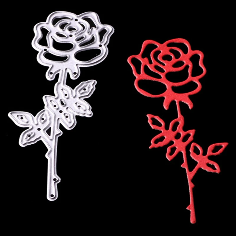 

Rose Flower Metal Cutting Dies Stencil Album DIY Scrapbooking Craft Dies Paper Decorative Cards Embossing Folder Die Cut