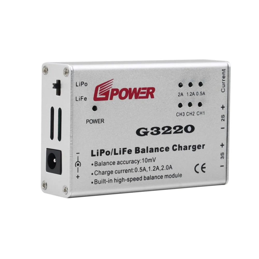 Портативный G3220 Lipo аккумулятор Зарядка скорость баланс зарядное устройство