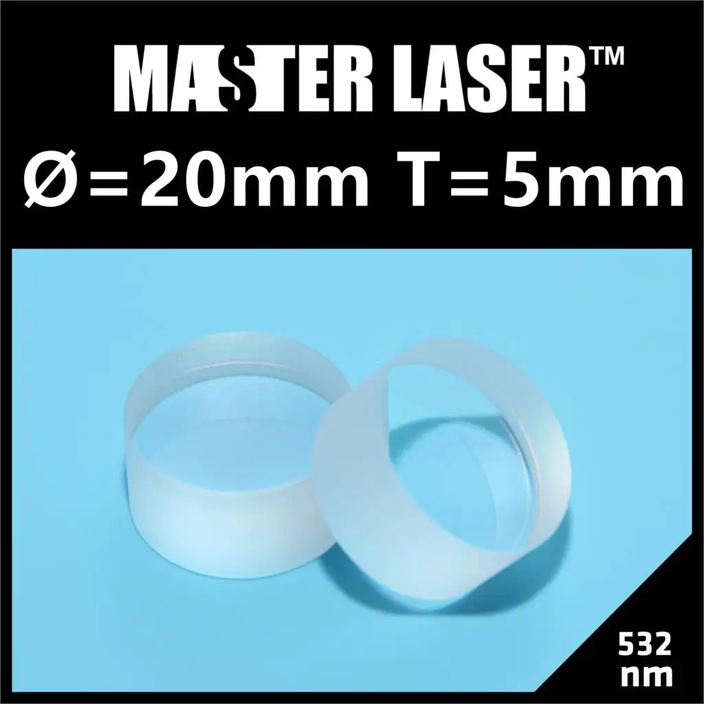 

Dia 20mm Thick 5mm 532nm Total Reflect Mirror for YAG Marking Machine Reflect Mirror