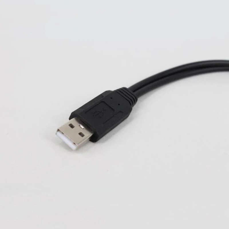 

Cable Hub USB 2.0 Male to Double Dual USB Female 2 In 1 Durable Charging For Mobile Phone XXM8