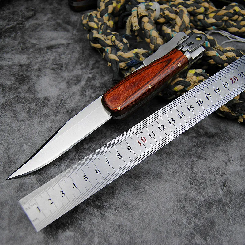 PEGASI Japanes D2 steelcamping защитный нож для тела, рыболовный нож, охотничий нож в джунглях, острый тактический нож+ кожаный чехол