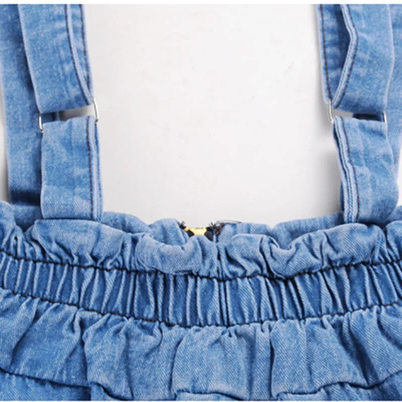 Denim Sundress Denim Dress Women Party Dresses Brazil 2018 Summer Korean Lolita Vestidos Ukraine Robe Femme Vestido Jeans Skater