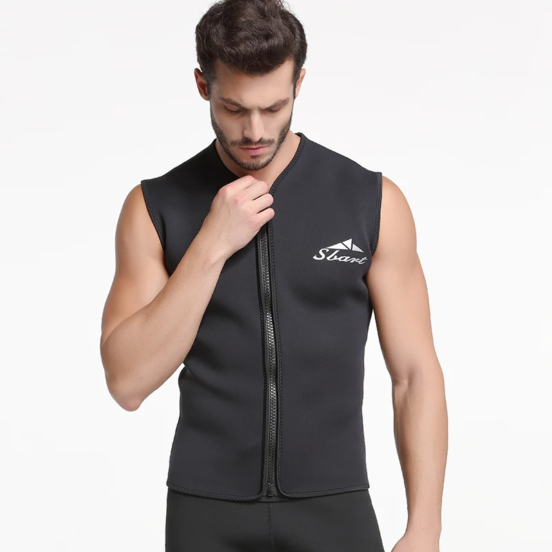 5 мм неопреновый гидрокостюм жилет куртка мужская без рукавов на молнии Drysuit