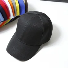 2017 Summer Spring Cotton Caps Fashion Cap Women Men Letter Solid Adult baseball Cap Black Hat Snapback