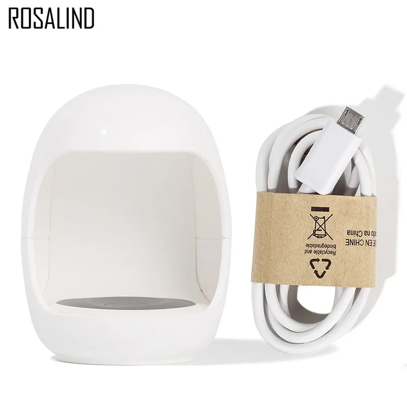 Мини Сушилка для ногтей ROSALIND 3 Вт УФ светодиодная лампа маникюра с USB